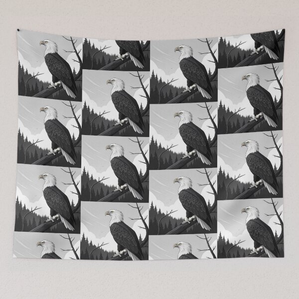 Artikelvorschau, Adler Wildlife Illustrationen Tierkunst Natur Kreatur entworfen und verkauft von ART ATTACK ZONE.