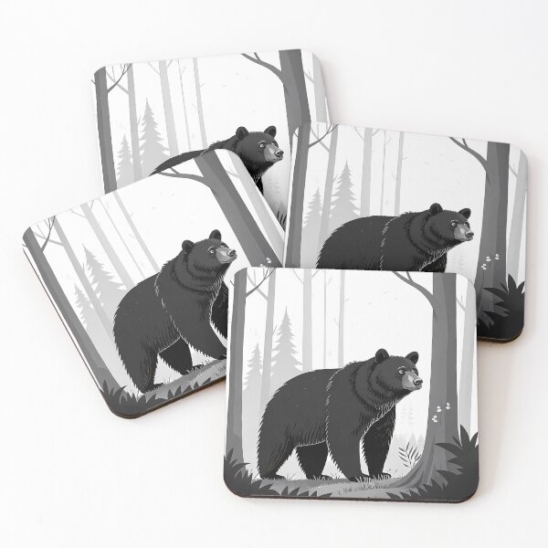 Item preview, Bear Wildlife Illustrations Animal Art Nature Creature designed and sold by ART ATTACK ZONE.