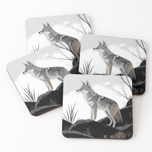 Item preview, Wolf Wildlife Illustrations Animal Art Nature Creature designed and sold by ART ATTACK ZONE.
