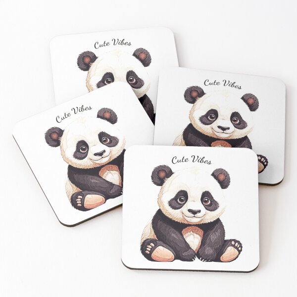 Item preview, Retro Panda Vibes designed and sold by Hen-C-Art.