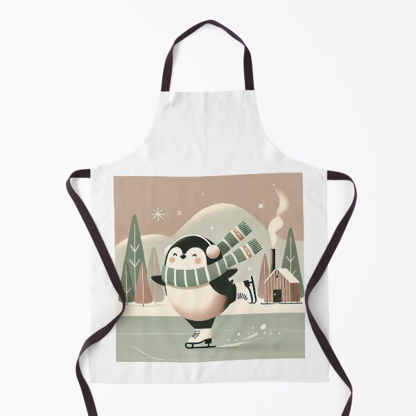 Item preview, Penguin Ice Skating T-Shirt designed and sold by Hooi-Boon-Sin.