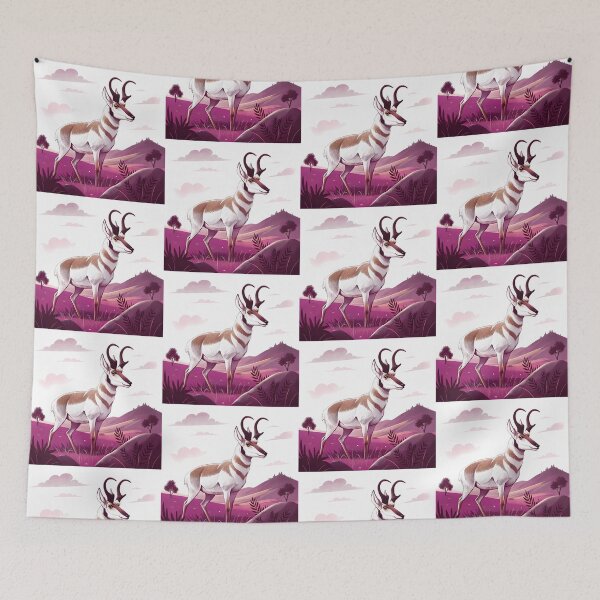 Artikelvorschau, Rosa Wildlife Illustrationen Tierkunst Natur Kreatur entworfen und verkauft von ART ATTACK ZONE.