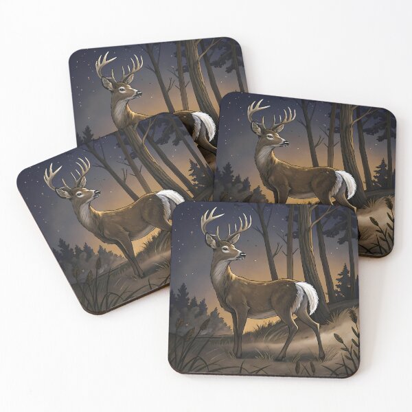 Item preview, Good Night Wildlife Illustrations Animal Art Nature Creature designed and sold by ART ATTACK ZONE.