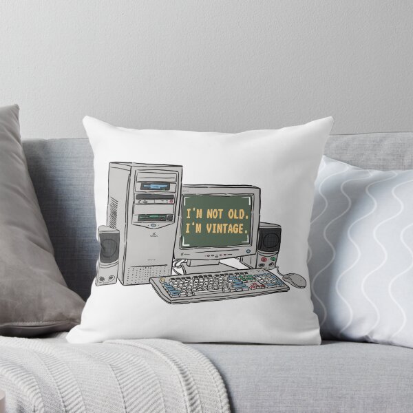 Item preview, 'I'm Not Old. I'm Vintage.' Y2k Desktop Computer  designed and sold by ArtsieArt.
