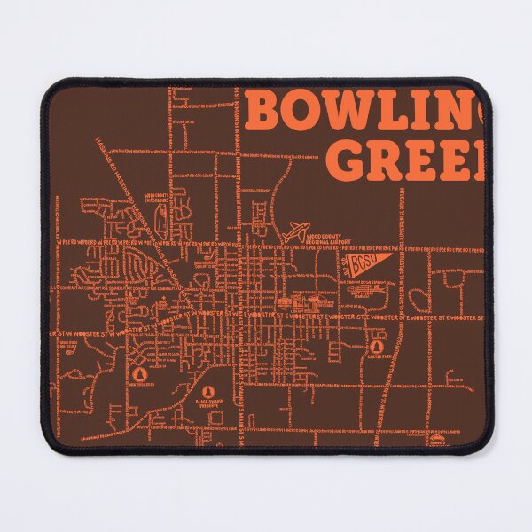 Item preview, Bowling Green Ohio Map Art designed and sold by fiberandgloss.