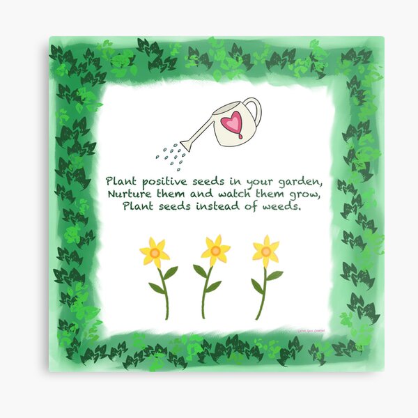Item preview, Plant Positive Seeds in Your Garden designed and sold by Lotus Soul Creative.