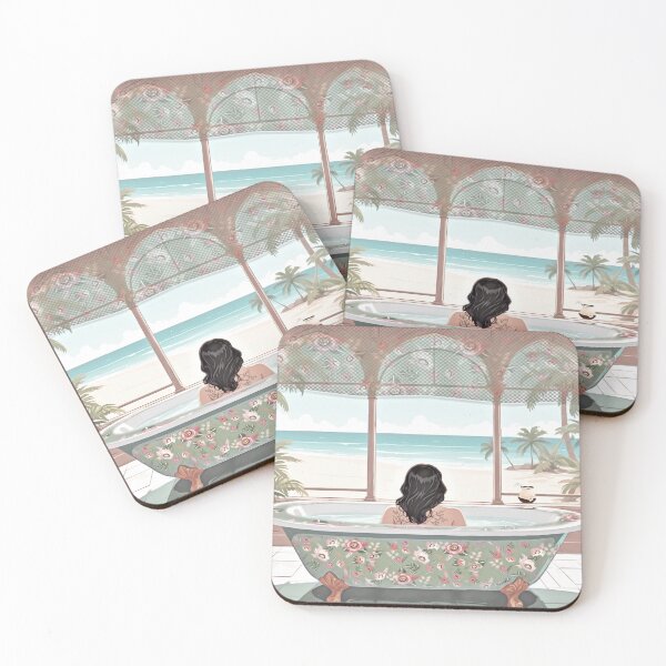 Item preview, Retro bathroom relaxing designed and sold by Hen-C-Art.