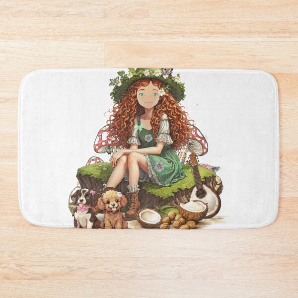 Item preview, coconut retro puppies fairy designed and sold by Hen-C-Art.