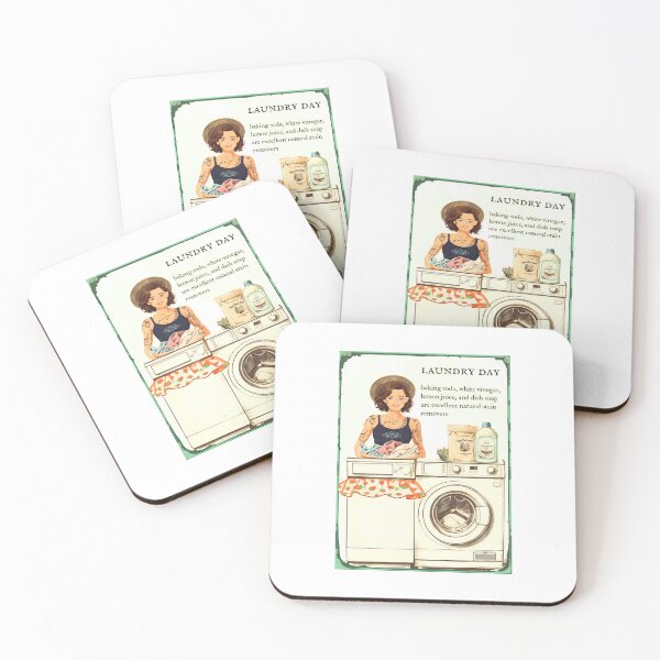 Item preview, Laundry day coconut tip designed and sold by Hen-C-Art.