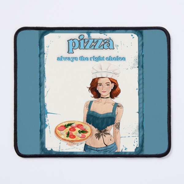 Item preview, pizza is always the right choice. #2 designed and sold by Hen-C-Art.