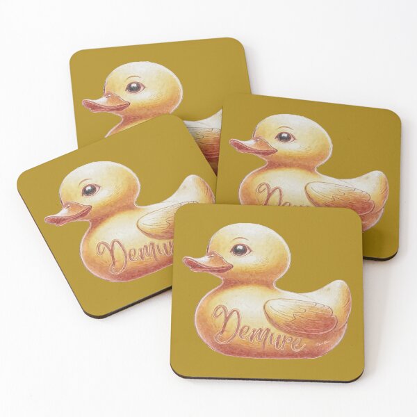 Item preview, yellow rubber ducks Demure  designed and sold by Hen-C-Art.