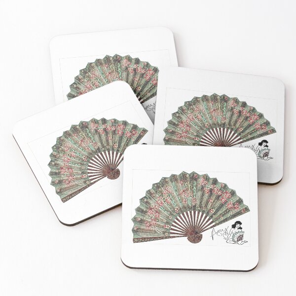 Item preview, Amy's tattoo Ink Inspiration fan designed and sold by Hen-C-Art.