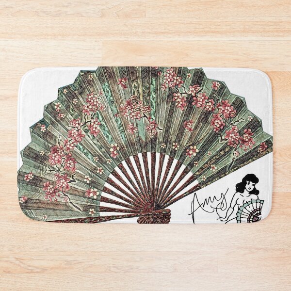 Item preview, Amy's tattoo Ink Inspiration fan designed and sold by Hen-C-Art.