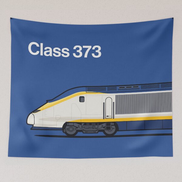 Item preview, Class 373 Blue High Speed Train Side England designed and sold by VoodooCircus.