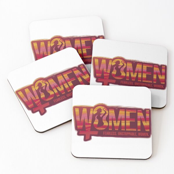 Item preview, Fearless Unstoppable Women - Empowerment Typography Design designed and sold by IndianShopper.
