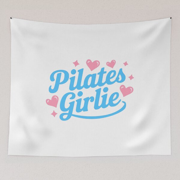Item preview, Pilates Girlie! Pink And Blue Pilates Girl designed and sold by PMCreative.