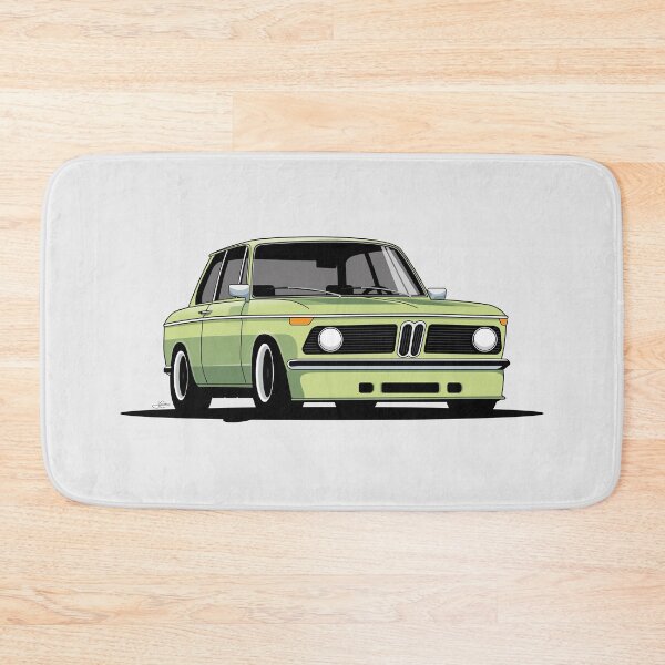 Item preview, 1968-1972 2002 Yellow Green tii classic racer designed and sold by blackdogshop.