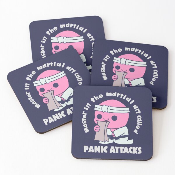 Item preview, Panic attack martial art (dark bg) designed and sold by GloomGlitter.