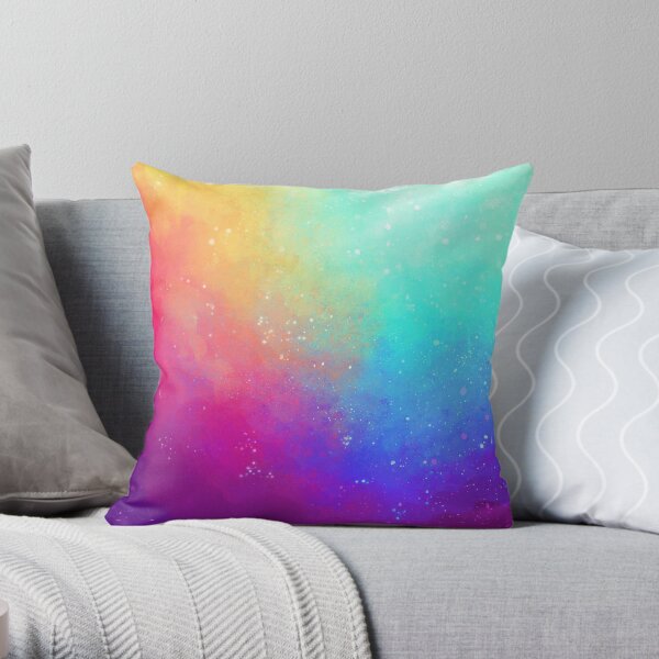 Galaxy Sky Throw Pillow