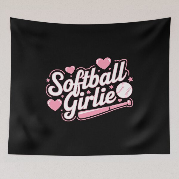 Item preview, Softball Girlie! Pink Softball designed and sold by PMCreative.