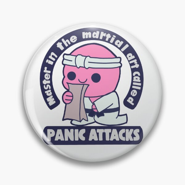 Item preview, Panic attack martial art (light bg) designed and sold by GloomGlitter.