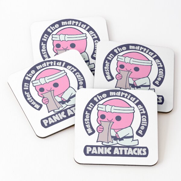 Item preview, Panic attack martial art (light bg) designed and sold by GloomGlitter.