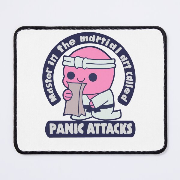 Item preview, Panic attack martial art (light bg) designed and sold by GloomGlitter.
