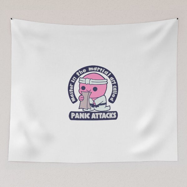 Item preview, Panic attack martial art (light bg) designed and sold by GloomGlitter.