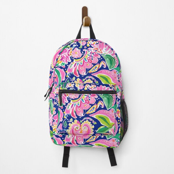 Item preview, Preppy paisley in pink and navy blue designed and sold by SophieClimaArt.