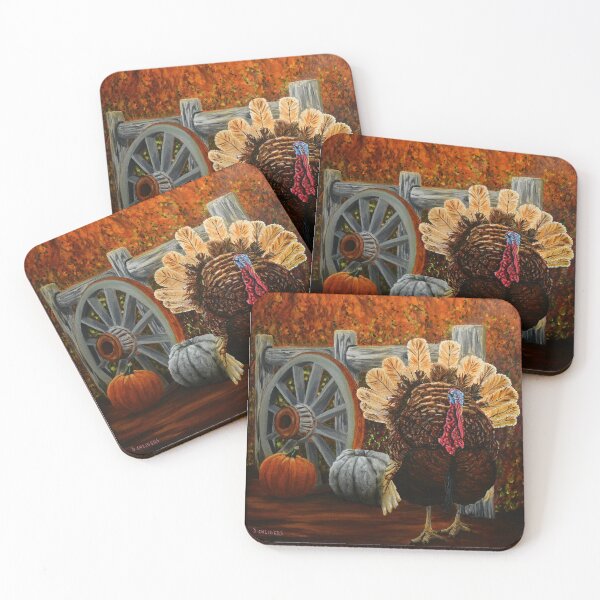 Item preview, Fall turkey painting  designed and sold by DCfineArt.
