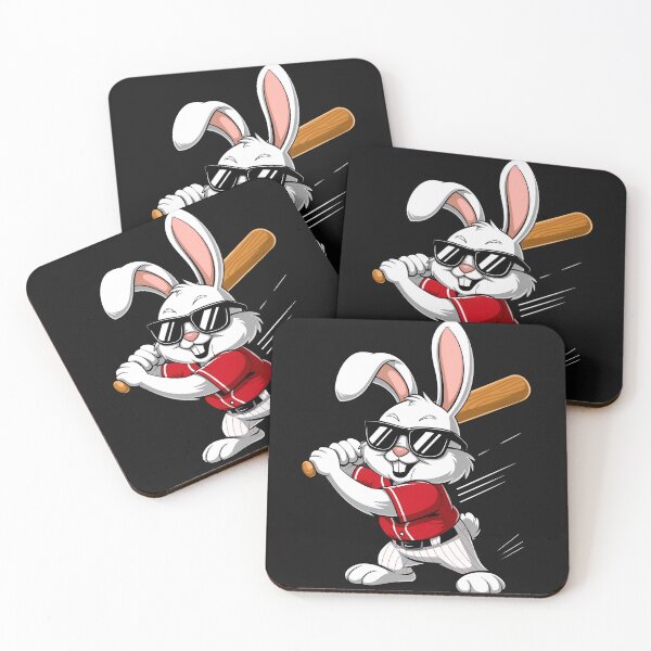 Item preview, Kids Boys Happy Easter Bunny Playing Baseball Easter Sport designed and sold by TalalosART.