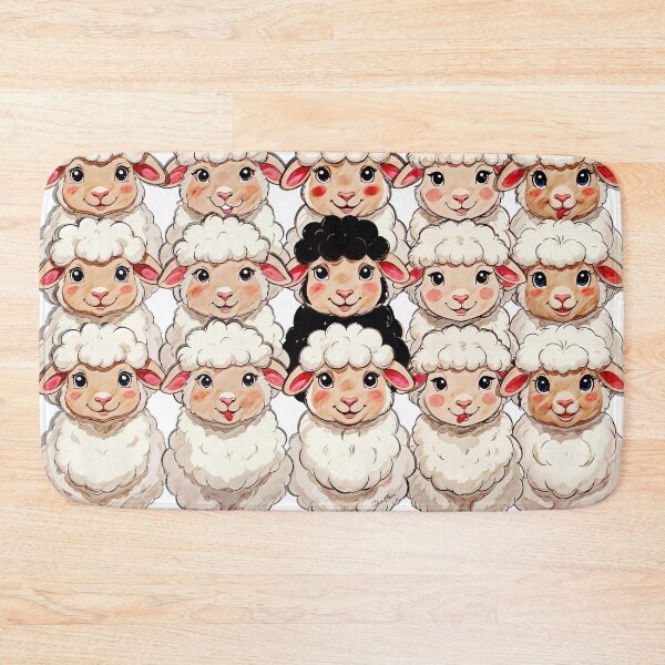 Item preview, Black Sheep Among the Flock designed and sold by Hen-C-Art.