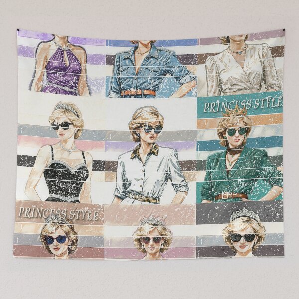 Item preview, Princess D Collage of Style designed and sold by Hen-C-Art.