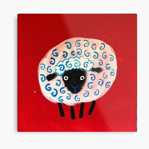 Item preview, Red Eye Contact Sheep designed and sold by TheWitchPaint.