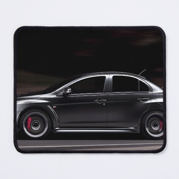 Item preview, Gunmetal Grey Mitsubishi Lancer Evo X Poster – Premium JDM Wall Art designed and sold by AutoPopStudio.