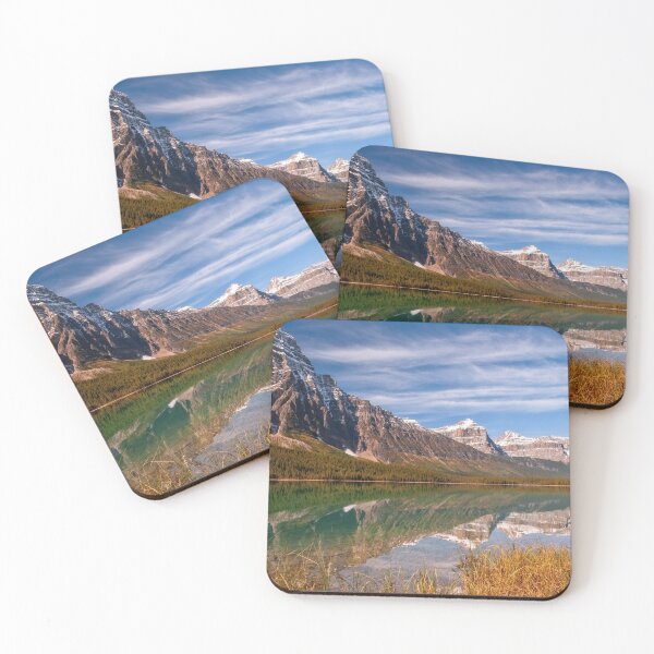 Item preview, Waterfowl Lake Reflection Alberta Canada designed and sold by PhotosEcosse.
