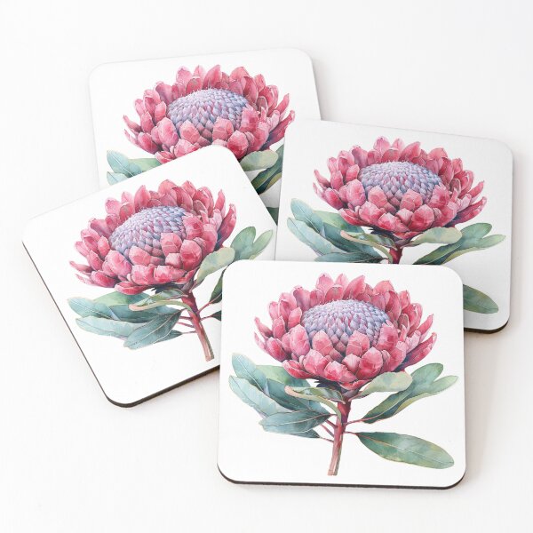 Item preview, Native Australian Flora, Flower, Waratah (Telopea speciosissima) designed and sold by PapuruDesigns.