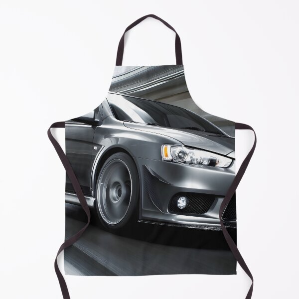 Item preview, Gunmetal Grey Mitsubishi Lancer Evo X Poster – Premium JDM Wall Art III designed and sold by AutoPopStudio.