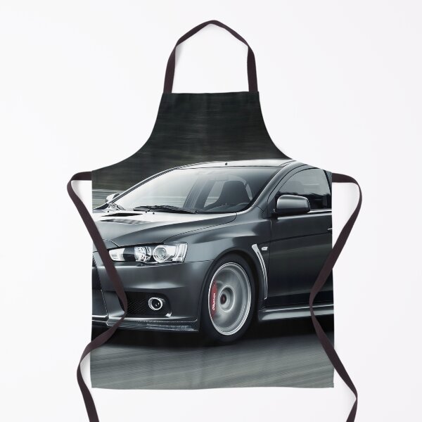 Item preview, Gunmetal Grey Mitsubishi Lancer Evo X Poster – Premium JDM Wall Art IV designed and sold by AutoPopStudio.