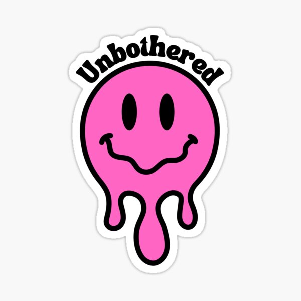 Item preview, Unbothered Smiley Face designed and sold by HappyLilPrints.