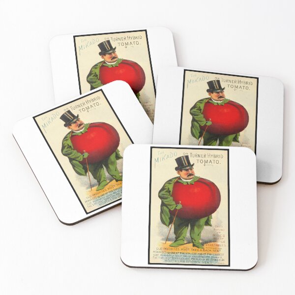 Item preview, The Mikado Tomato – Vintage 1887 Seed Catalog Illustration designed and sold by Printiquity.