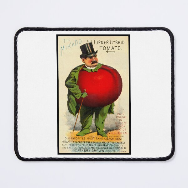 Item preview, The Mikado Tomato – Vintage 1887 Seed Catalog Illustration designed and sold by Printiquity.