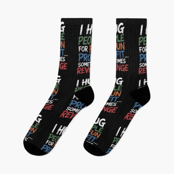 Item preview, I Hug People for Fun Profit... and Sometimes Revenge Funny NoGi designed and sold by KimTeam.