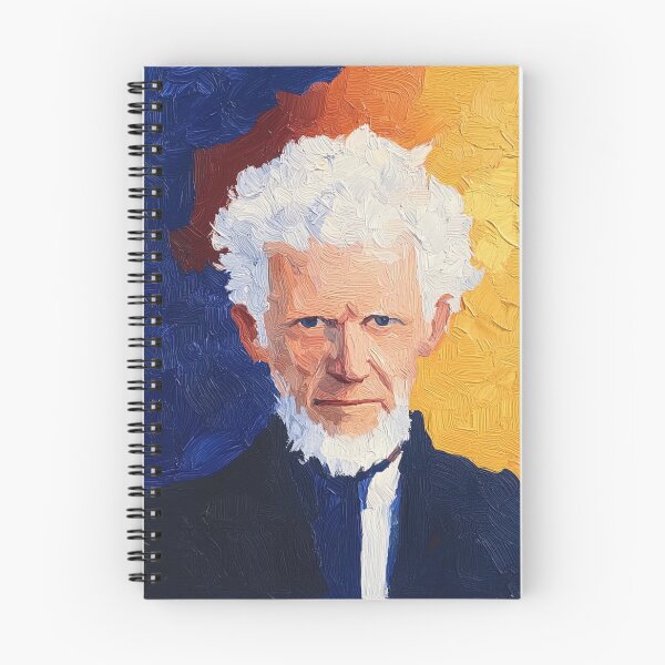 Item preview, Arthur Schopenhauer | Post-impressionist painting style designed and sold by ComicsFactory.