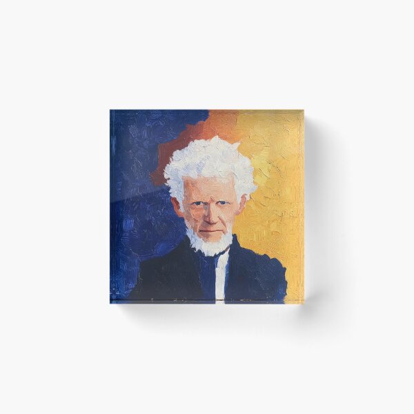 Item preview, Arthur Schopenhauer | Post-impressionist painting style designed and sold by ComicsFactory.