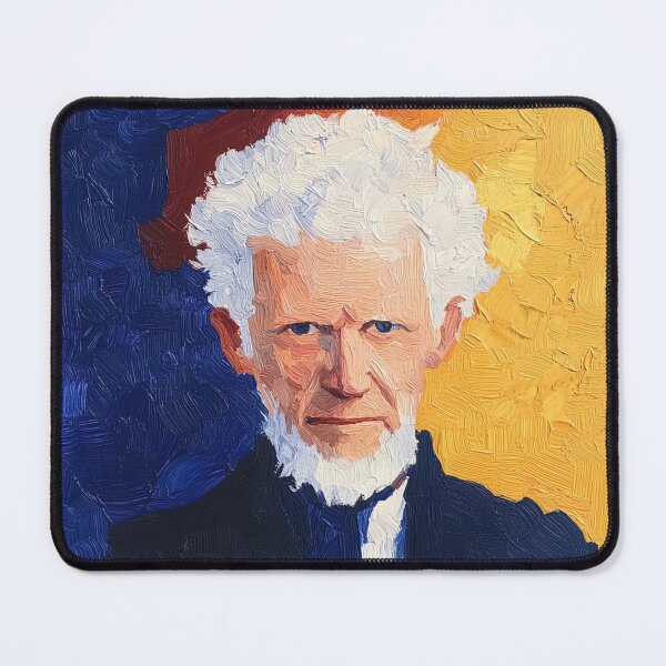 Item preview, Arthur Schopenhauer | Post-impressionist painting style designed and sold by ComicsFactory.