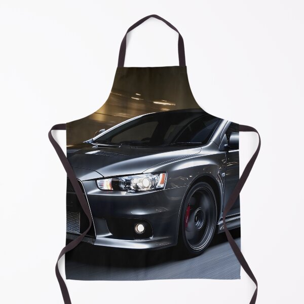 Item preview, Gunmetal Grey Mitsubishi Lancer Evo X Poster – Premium JDM Wall Art V designed and sold by AutoPopStudio.