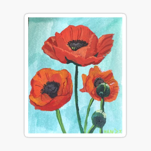 Item preview, Poppy Flag designed and sold by TheWitchPaint.