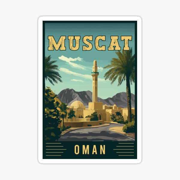 Artikel-Vorschau von Erleben Sie die arabische Schönheit von Maskat im Oman - Travel Art, designt und verkauft von turtlestart.