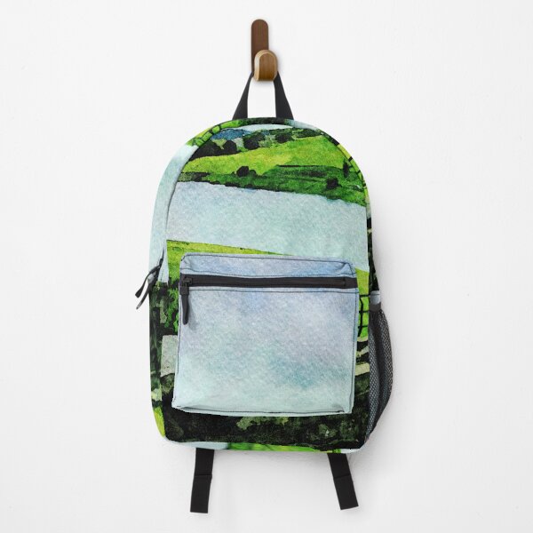 Item preview, Serene watercolor landscape of the Lake District, England showcasing nature's beauty designed and sold by GestaltImagery.